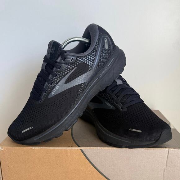 Brooks Shoes - Brooks Ghost 14 ‘Triple Black’ Women Running Sneakers - SZ 8